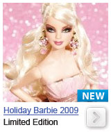 holiday barbie 2009