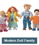 modern doll family
